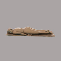 MM2063 Girl Topless on beach towel Figure