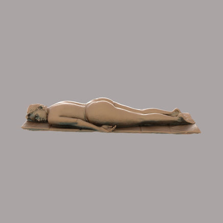 MM2063 Girl Topless on beach towel Figure
