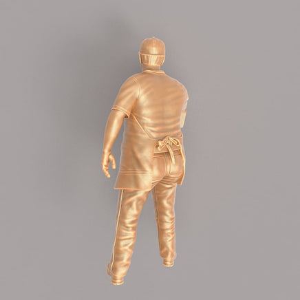 MM221 Shopkeeper with Bag and Apron 2 Figure