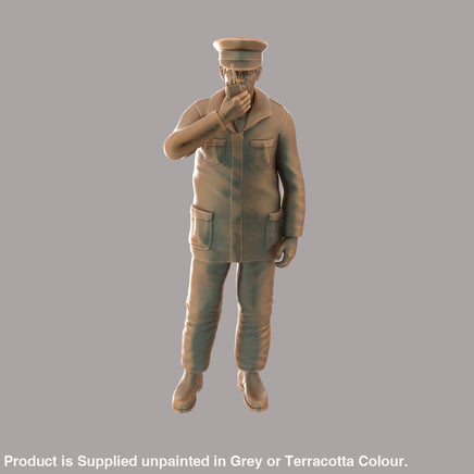 MM309 Police/Security Guard on Radio Figure