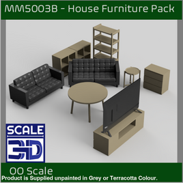 MM5003 - Household Furniture Pack B OO Scale Scale Model