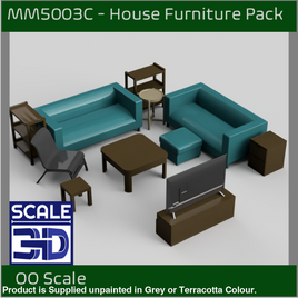 MM5003 - Household Furniture Pack C OO Scale Scale Model