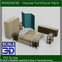 MM5003 - Household Furniture Pack E OO Scale Scale Model