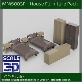 MM5003 - Household Furniture Pack F OO Scale Scale Model