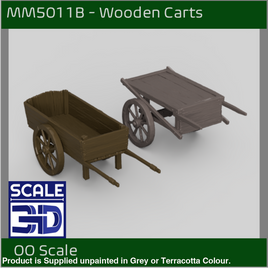 MM5011B - Wooden Carts OO Scale Scale Model