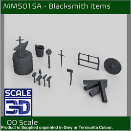 MM5015A - Blacksmith Equipment - OO Scale Scale Model