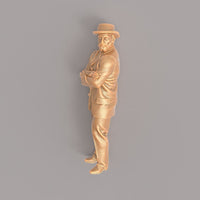 MM928E Edwardian/Victorian Gentleman arms crossed Figure