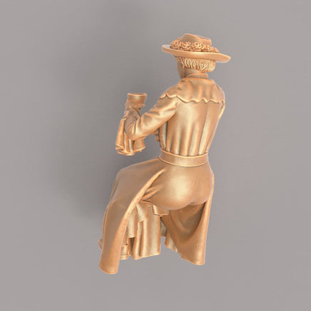 MM929A Edwardian/Victorian Female Sitting Figure