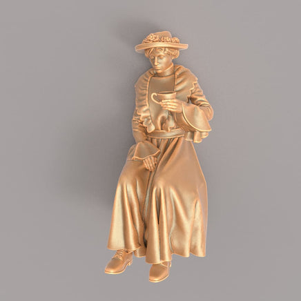 MM929A Edwardian/Victorian Female Sitting Figure