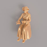 MM929C Edwardian/Victorian Female Sitting (Copy) Figure