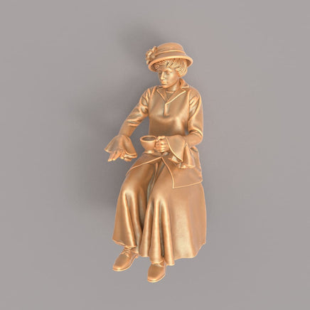 MM929C Edwardian/Victorian Female Sitting (Copy) Figure