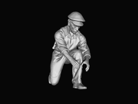 Mm950 Fisherman Kneeling Figure