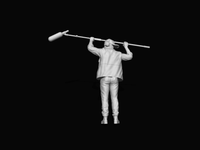 MM997 Sound boom Male Figure