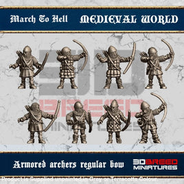 MW002 Armoured Archers Regular Bow Figure