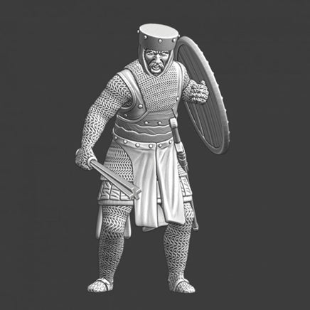 NCM012 Medieval infantryman with barmace Medieval Figure