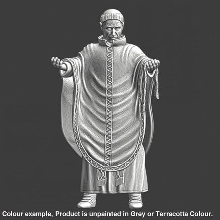 NCM054 Medieval Priest blessing his followers Medieval Figure