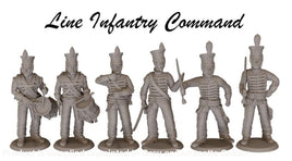 NSB001 Napoleonic Brunswick Line Infantry Command Group 28mm Figure