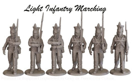 NSB003 Napoleonic Brunswick Light Infantry Marching Group Figure