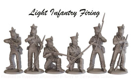 NSB004 Napoleonic Brunswick Light Infantry Firing Group Figure
