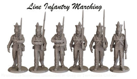 NSB006 Napoleonic Brunswick Line Infantry Marching Group Figure