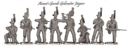 NSB014 Napoleonic Brunswick Avantgard Gelernter Jägers 28mm / 8 Figures Figure
