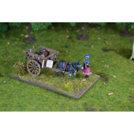 NSF001 Napoleonic Vivandiere with Donkey 28mm Figure