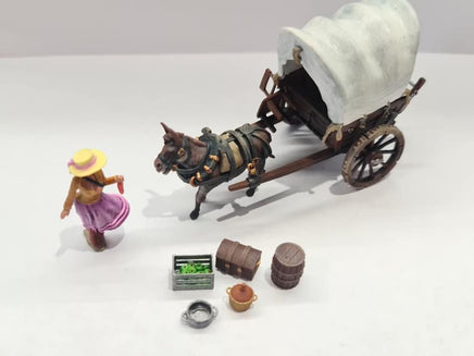 NSF001 Napoleonic Vivandiere with Donkey 28mm Figure