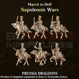 NWP Napoleonic Prussian Cavalry Dragoons 15mm Figure