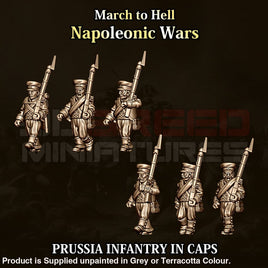 NWP Napoleonic Prussian Light in Caps Figure