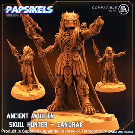 PAPSIKELS: Ancient Wulfen Skull Hunter Zanurak Sci-fi