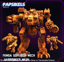 PAPSIKELS: FKMSA SUPERIOR MECH HARBRINGER MK24 Sci-fi