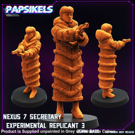 PAPSIKELS: Nexus 7 Secretary Experimental Replicant 3 Sci-fi