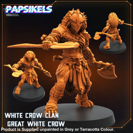 PAPSIKELS: White Crow Clan Great White Crow Sci-fi