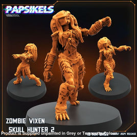 PAPSIKELS: Zombie Vixien skull hunter 2 Sci-fi