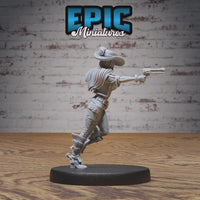 3420 - Female Gunslinger Shooting