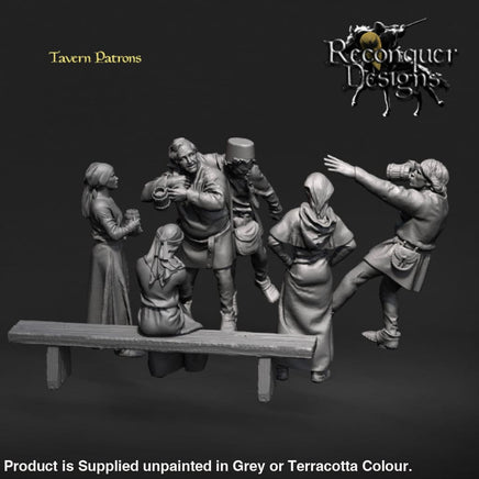 REM0001 Tavern/Drunk Patrons Medieval Figure