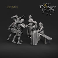 REM0001 Tavern/Drunk Patrons Medieval Figure