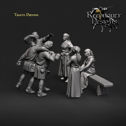REM0001 Tavern/Drunk Patrons Medieval Figure