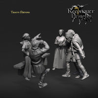 REM0001 Tavern/Drunk Patrons Medieval Figure
