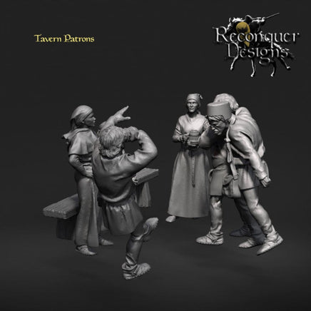 REM0001 Tavern/Drunk Patrons Medieval Figure