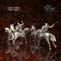 REM0041 Caballero Villanos (Villain/Commoner Knights) X 10 Medieval