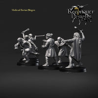 REM0056 Iberian Medieval Slingers x 13 Medieval