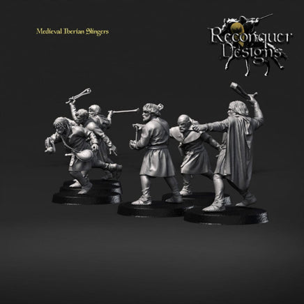 REM0056 Iberian Medieval Slingers x 13 Medieval