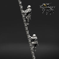 REM0105 Siege Ladder Carriers 28mm 1:56 Medieval