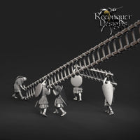 REM0105 Siege Ladder Carriers 28mm 1:56 Medieval