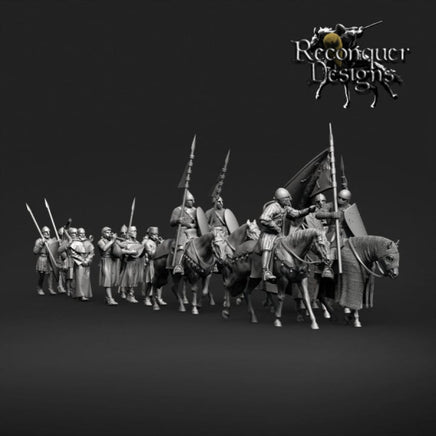 REM0109 King Alfonso IX of Leon and his retinue Medieval