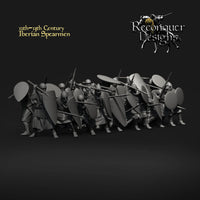 REM0111 12th - 13th century Iberian Spearmen Medieval