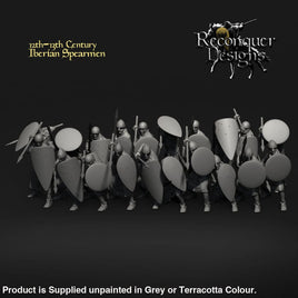 REM0111 12th - 13th century Iberian Spearmen Medieval