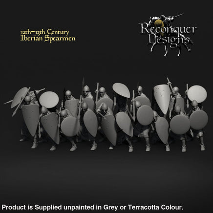 REM0111 12th - 13th century Iberian Spearmen Medieval