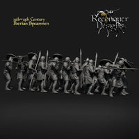 REM0111 12th - 13th century Iberian Spearmen Medieval